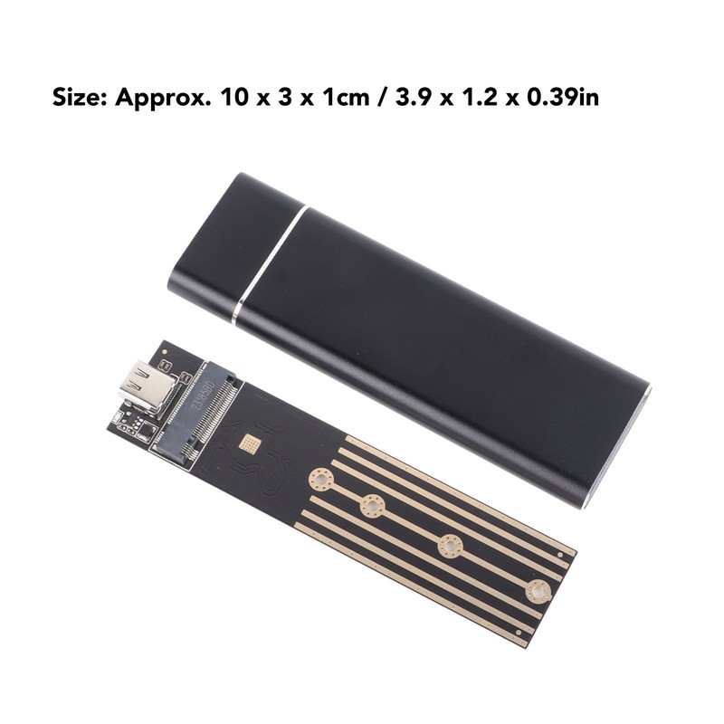 M.2 NGFF3.1 SSD Enclosure NGFF3.1 Aluminum Alloy Hard Drive Enclosure