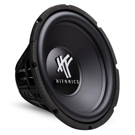 Hifonics 12 Inch Subwoofer, 800 Watt Max 400 Watt RMS Speaker for Car & Powersports, HFX12D4