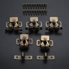 5Pcs Bronze Double Roller Catch Cupboard Cabinet Door Stoppers Damper