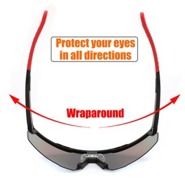 FEISEDY B0022 Sports Glasses Cycling Glasses Men Women Sports Sunglasses for Cycling Cycling Baseball with UV400 Protection