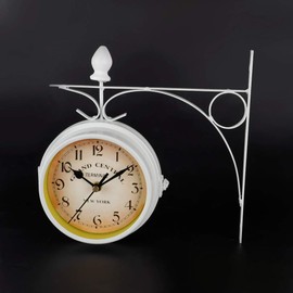Zerone Wall Clocks, Decorative Clocks Double-Side Home Decoration for Living Room/Bedroom/Kitchen/Office Decoration