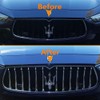 Front Grill Chrome Trim Compatible with Maserati Ghibli 2013 2014