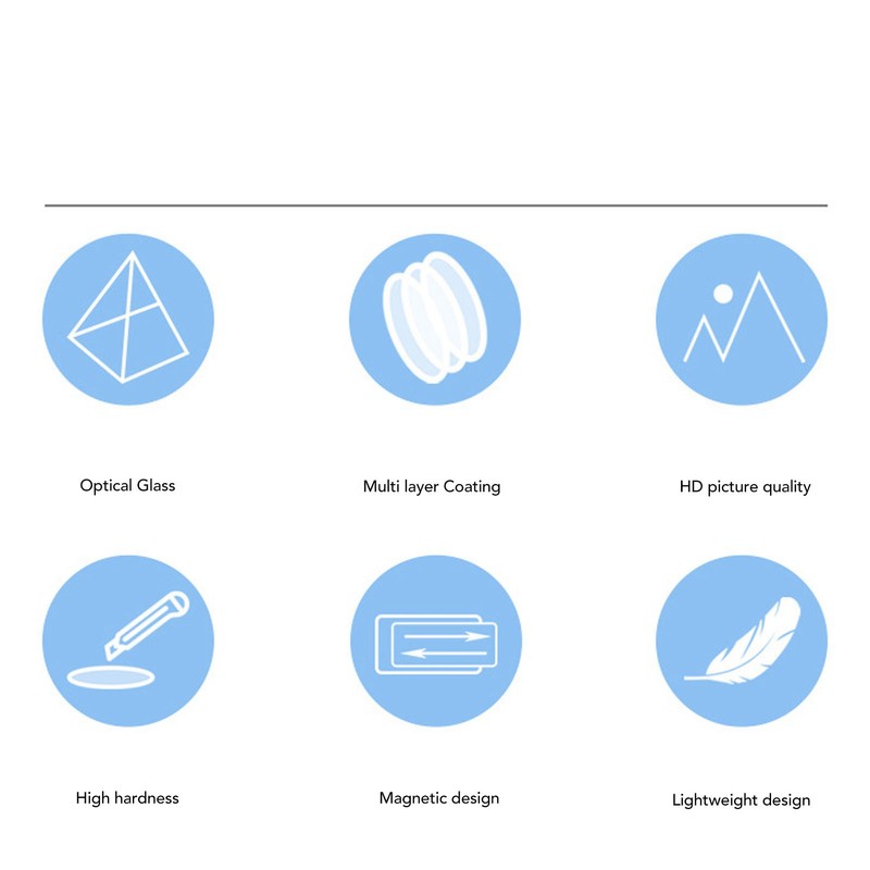 Magnetic Camera Lens Filter for OSMO Pocket3 HD Coating Aluminum