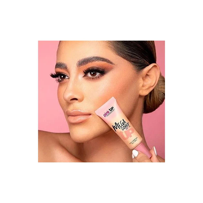 Base de maquillaje líquida Pink Up Mega Cover Mega Cover