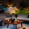 Solar Floating Pool Candle Lights, 3-Pack Solar-Powered Small Floating Candles