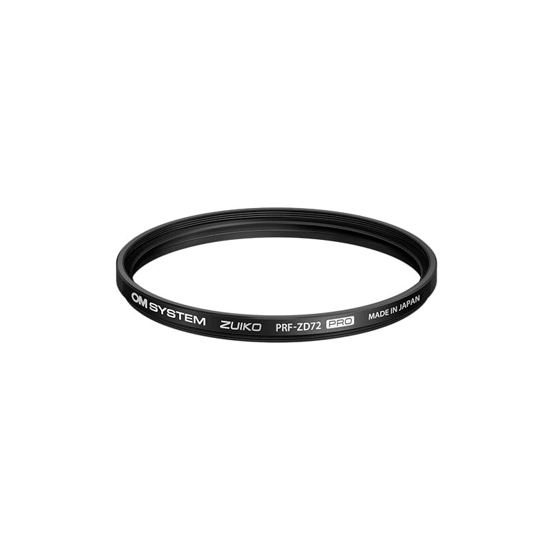 OM SYSTEM PRF ZD72 Pro MFT Protection Filter Black