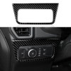 Dash Headlight Switch Panel Trim Carbon Fiber Sticker Cover Accessories
