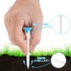 MAZEL Plastic Golf Tee, Increased Distance, Durable, Break-Resistant, Long Tee/Short