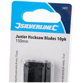 Silverline Junior Hacksaw Blades 10pk 150mm (SW37)