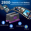 2 Pack 360 X5 Batteries & Charger Compatible with Insta360