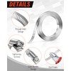 3.5 Metres Hose Clips, Jeboler 304 Stainless Steel Hose Clamp