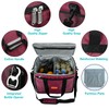 Ladbodun Insulated Lunch Bag Cooler:Expandable Reusable Lunch Box with Shoulder