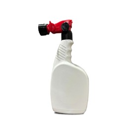 Pacific Pelican Refillable Hose-End Sprayer with 32oz Bottle - Simple ON/Off Feed Wide and Even Spray - Best for Outdoor Plants, car wash - Adjustable Ratio Range from 1:20-1:200 (Pack of 1)