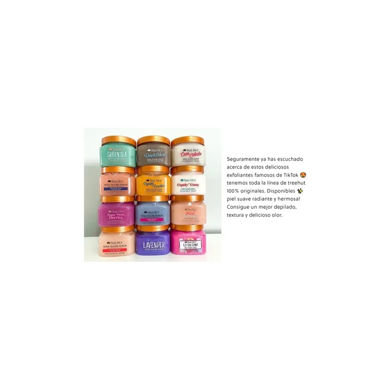 3 Pack Tree Hut Coco Colada Gel De Baño, Exfoliante