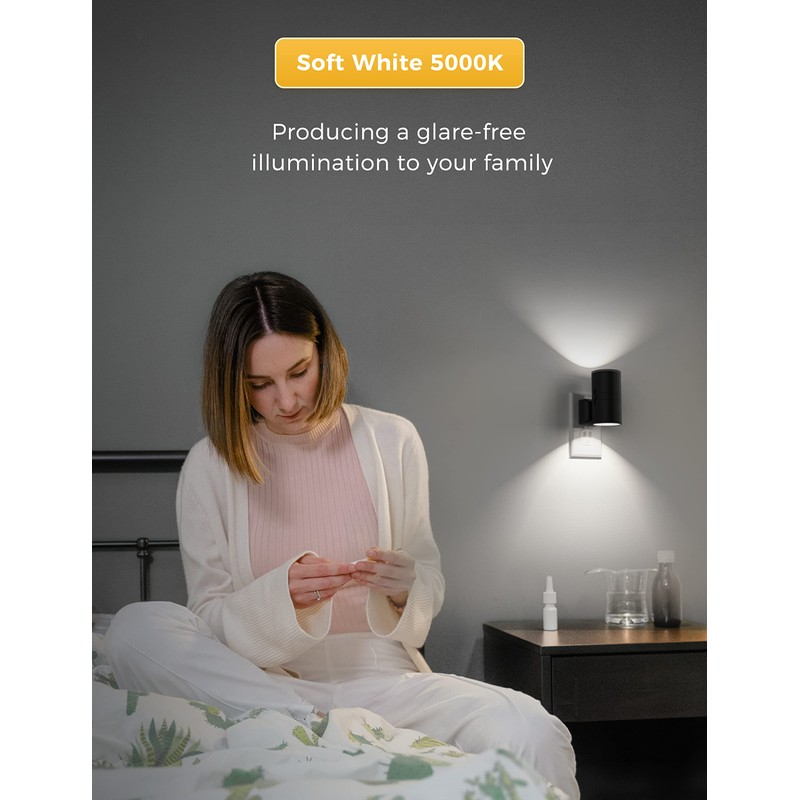 L LOHAS LED Night Light Plug in, 4 X Modern