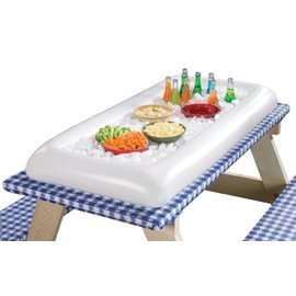 TV Trends 4450 Inflatable Salad Bar, White 51 x 21 x 5 Inch