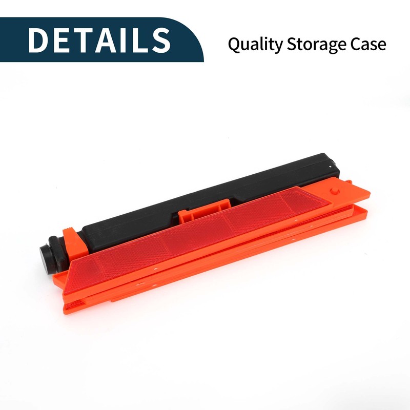 TUCKBOLD Car Warning Triangle Foldable | for Breakdown Roadside Warning