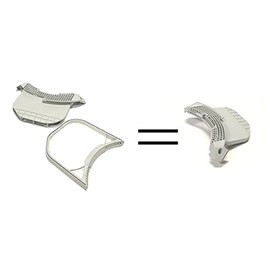 Dryer Lint Filter And Housing Cover - Sits Flush - Compatible with LG Model Numbers DLGX4201W, DLGX4271V, DLGX4271W, DLGX4371K