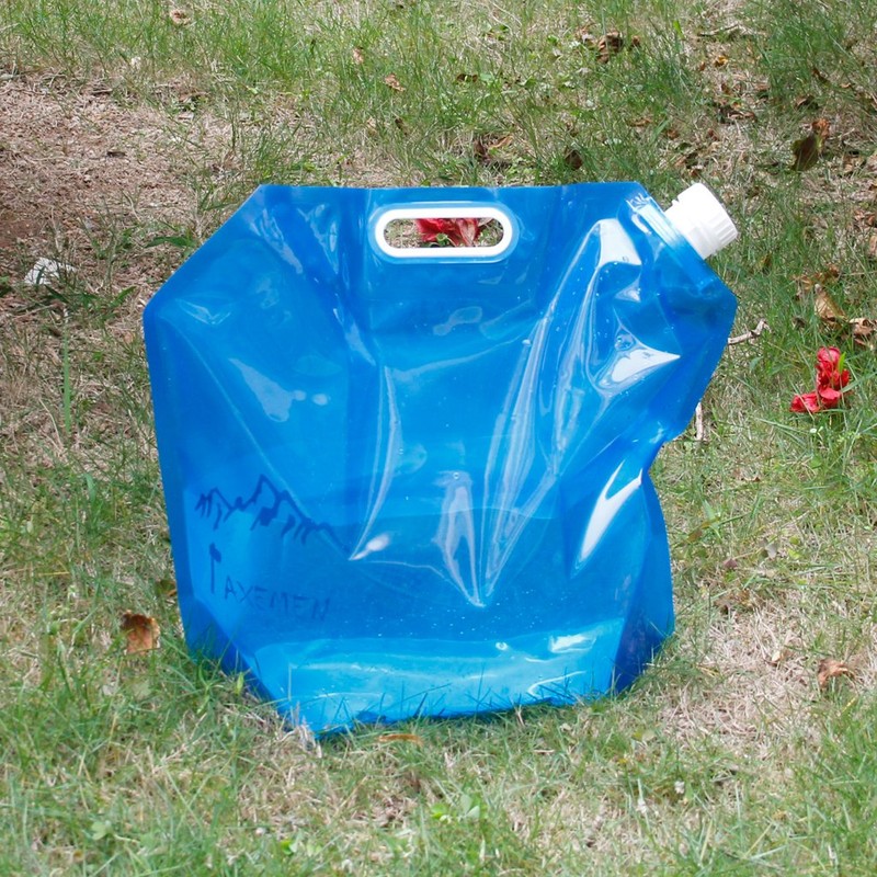 10L Folding Drinking Water Container Storage Bag Pouch for Camping