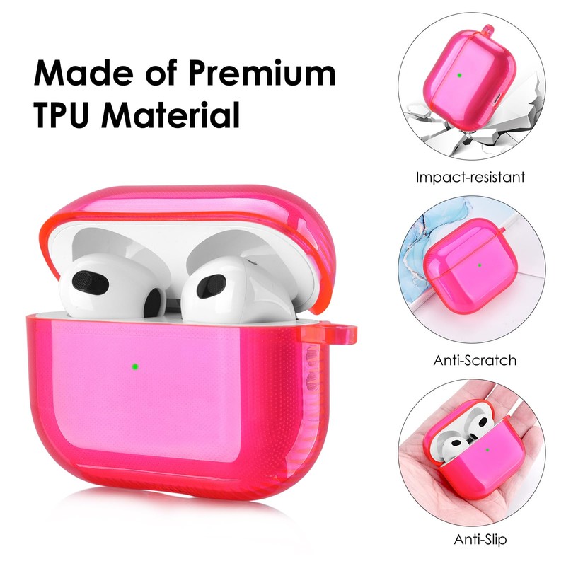 KOREDA Compatible with AirPods 3 2021 3rd Generation Case Cover,