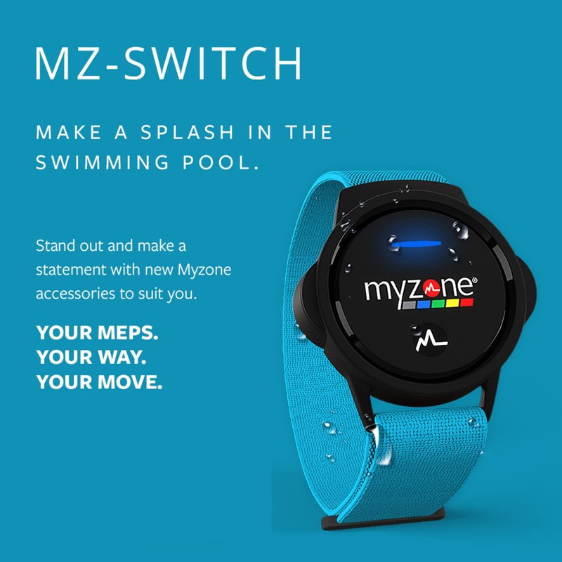 MYZONE MZ-Switch Replacement Arm & Wrist Straps - Purple -