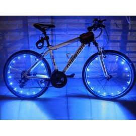 Wheelight Super-Bright LED Bicycle Lights for Spokes and Frames (Blue)