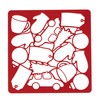 Wilton Holiday Multi-Cookie Cutter Sheet, Red