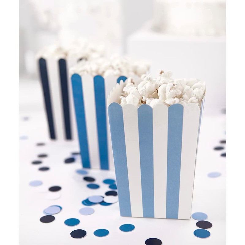 Set da 6 Box Contenitore in carta per popcorn pop