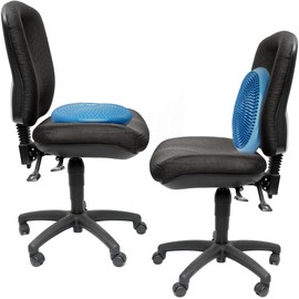 CampTeck U6765 Air Stability Wobble Cushion Inflatable Balance Cushion Board with Improved Hand Pump for Core Training, Agility, Gym Workouts, Yoga, Comfortable Sitting etc – Blue, 32cm