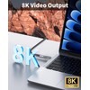 Duttek USB C Extension Adapter 240W Ultra Fast Charging, 40Gbps