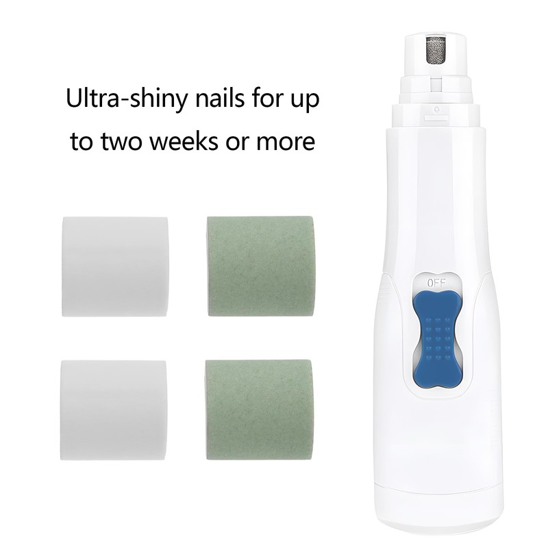 EMSea Pack of 4 Buffer Rollers for Electric Nail Polishers