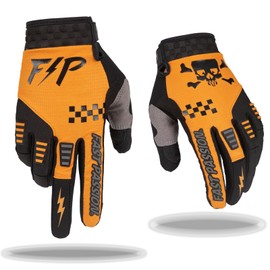 Fast Passion Yellow Touchscreen Motorbike Riding Sports Cycling Racing Gloves for Men & Women (X-Large)
