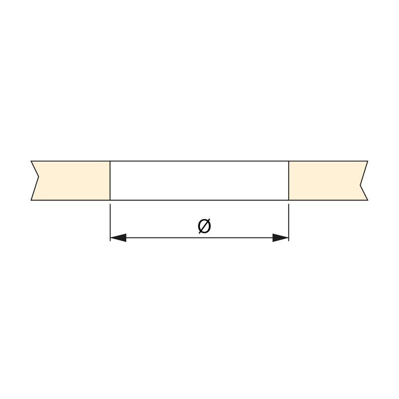 Emuca - Round built-in Ø3,14 inch (Ø80mm) grommets for table/desk/worktop,