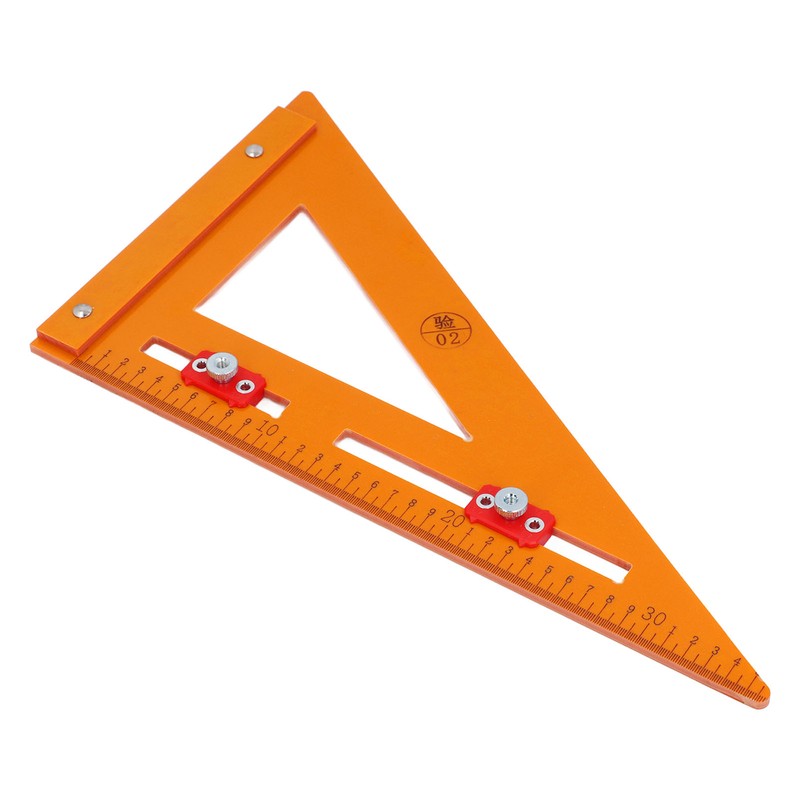 Rafter Square 2 in 1 High Accuracy 220x380mm Mechanical Angle