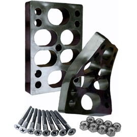 【Skateboard Riser Pad + Screw Set】WalnutSkate [SOFT Shock Pads/HARD Riser Pads] Skateboard Longboard Surf Skate Cruiser (Soft PU Material (SHOCK PADS), 6mm+1 1/4" Screw)