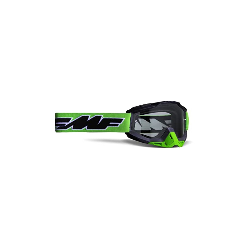 FMF PowerBomb Rocket MX Offroad Goggles Lime w/Clear Lens