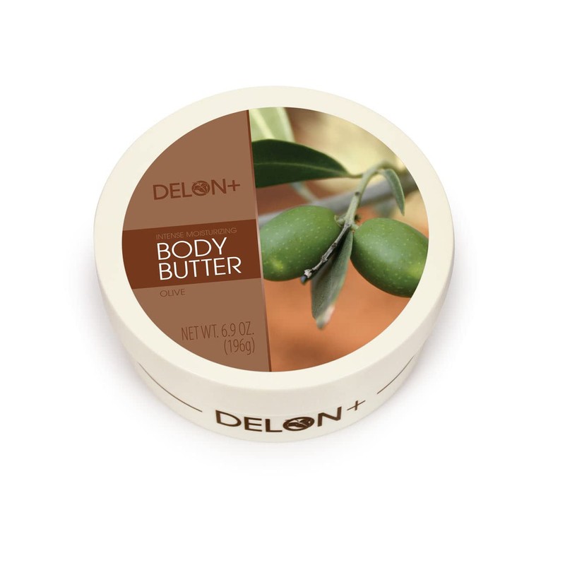 DELON Intense Moisturizing Body Butter, Olive with Olive Oil &