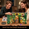 INSOON Magic Owl Station Book Nook Building Set with Lights,
