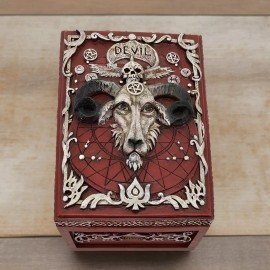FC Design 5" wide Red Goat Trinket Box Ornament Home Decor Unique Gift