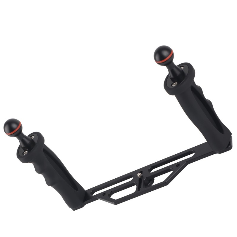 Dual Handle Aluminium Tray Stabilizer Rig Diving Underwater Camera Housings
