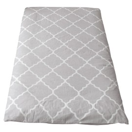 Merry Night MN13170-05 Futon Cover, Light Gray, Single Long, Approx. 41.3 x 84.6 inches (105 x 215 cm), 100% Cotton, Moisture Wicking, Breathable, Natural Material, Comfortable to Touch, All Seasons,
