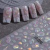 TiMi 3D Holographic Bubble Nail Stickers - Summer Cute Designs,