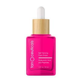 Tanceuticals Self Tanning Drops - Color Correcting Face Tanning Drops for Gradual Glow, Add to Lotion, Moisturizing Bronzer for Fake Tan, Vegan & Cruelty Free Face Tanner