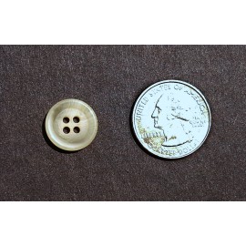 Unbranded Translucent Tan Buttons, 4 Hole Sewing/Crafts 15mm - 1 Gross (144 Piece (010)