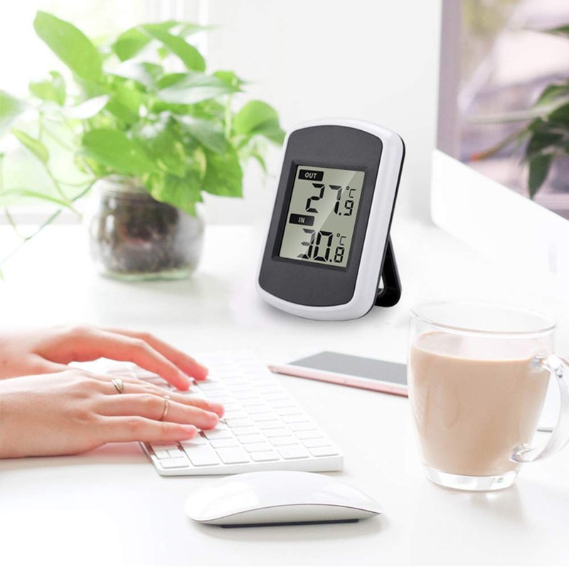 Lancoon Wireless Indoor/Outdoor Thermometer Transmission up to 100 Meters Precision