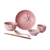 COLLBATH Japanese Spoons Ceramic Soup Spoons Set Creative Design Hand