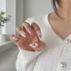 Yeori Yeori Innocent Nail Eggen Atelier 3 Types - Cream Flower / 여리여리 청순네일 에겐 아뜰리에 3종 - 크림 플라워