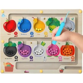 Laberinto Magnético Didáctico Para Niños Juegos Montessori                                                                                            