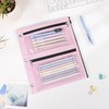 SKYDUE Pencil Pouch for 3 Ring Binder, 3 Pockets and