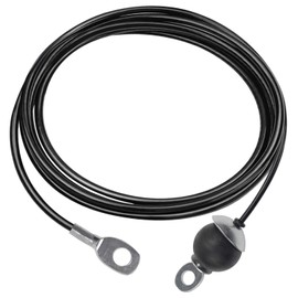 Ezweiji Gym Cable Wire Fitness Equipment Steel Cable for Lat Pull Cable Pulley Fitness Home Gym Pulley System (without Gravity Ball, 4 m)